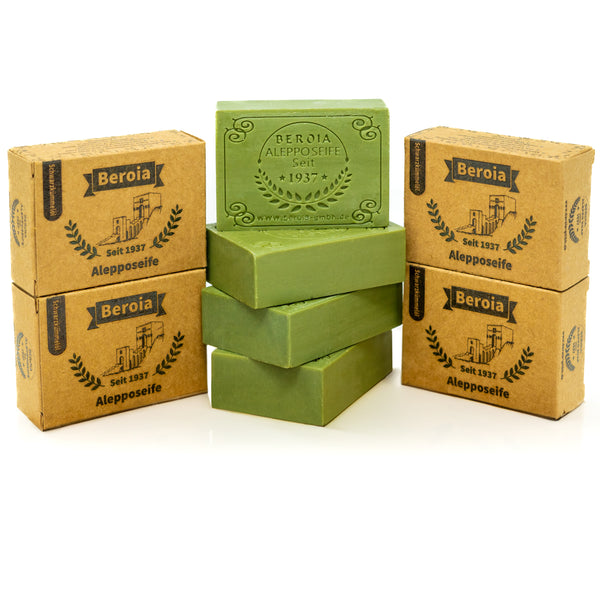 4er-Pack Aleppo Seife mit Schwarzkümmelöl