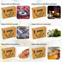 Wellness-Bundle 6 duftige Alepposeife